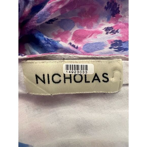 Nicholas Women's Floral Orchid Pink Maxi Dress Size 8 - Picture 9 of 11